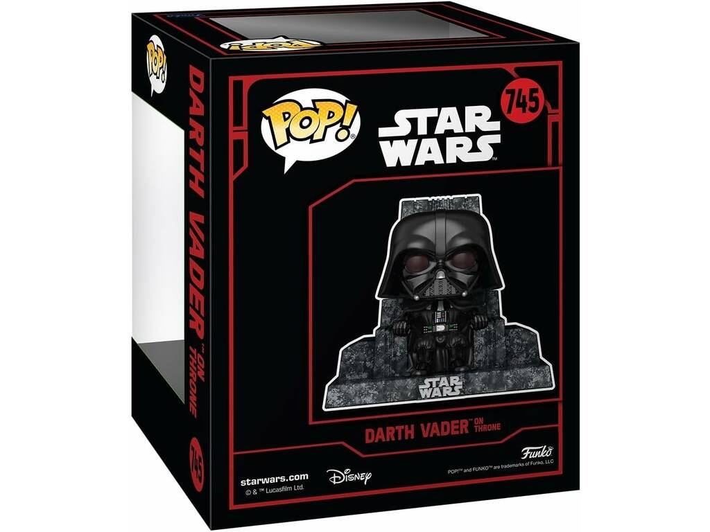 Funko Pop Star Wars Darth Vader con Cabeza Oscilante y Trono