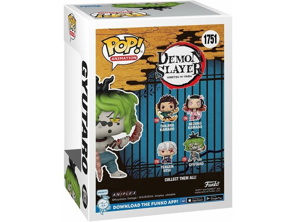 Funko Pop Animation Demon Slayer Figura Gyutaro