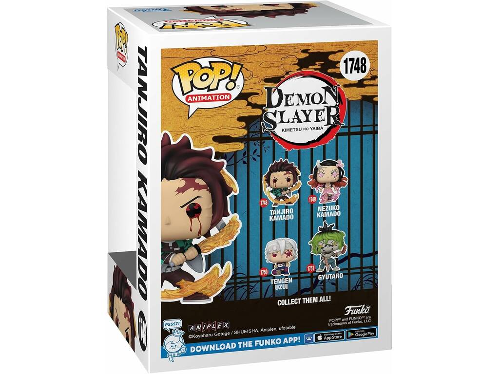 Funko Pop Animation Demon Slayer Figura Tanjiro Kamado Sun Breathing