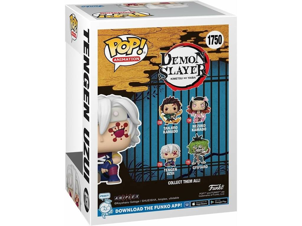 Funko Pop Animation Demon Slayer Figura Tengen Uzui Flash Back