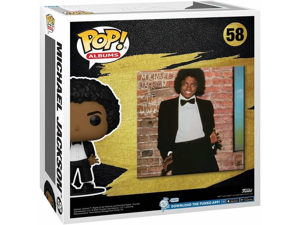 Funko Pop Albums Michael Jackson Disco Off The Wall con Figura Michael Jackson