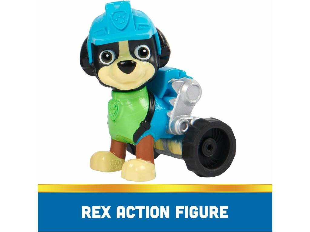 Patrulha Pata Figura Rex e Veículo Rescue Vehicle Spin Master 6069070