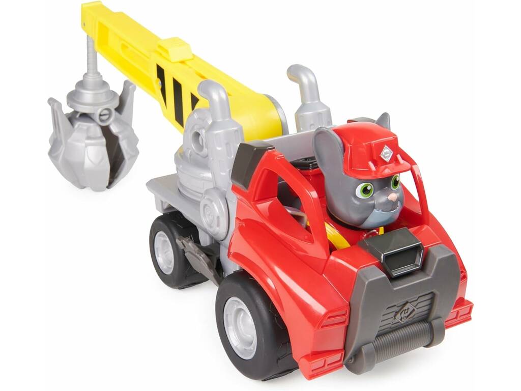Equipo Rubble Vehículo Crane Grabber con Figura Charger Spin Master 6066539