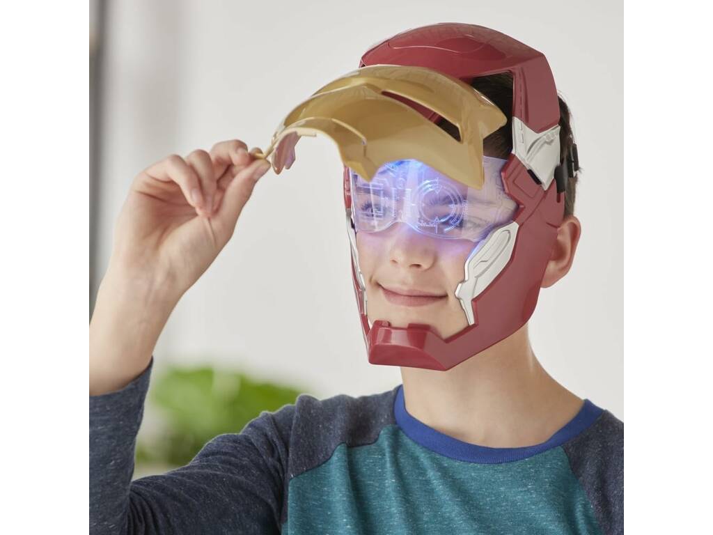 Avengers Masque Iron Man avec lumières Hasbro E6502