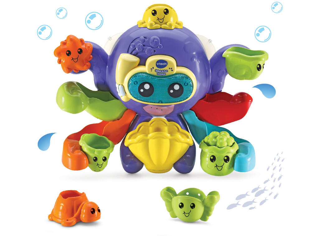 Polpo Bebè Gioca nel Bagno di Vtech 80-555222