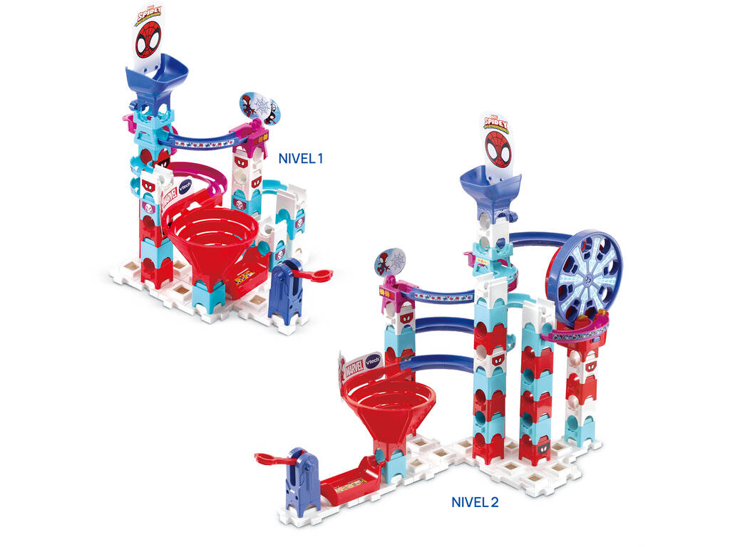 Marble Rush Spidey Interaktive Marble Track Super Spin Challenge von Vtech 80-561722