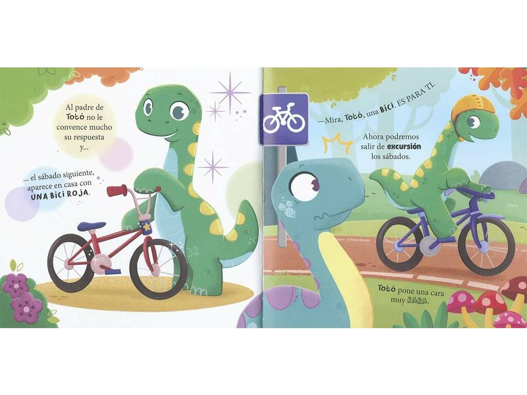 O Dinossauro Totó e Sua Bicicleta Susaeta S2133007