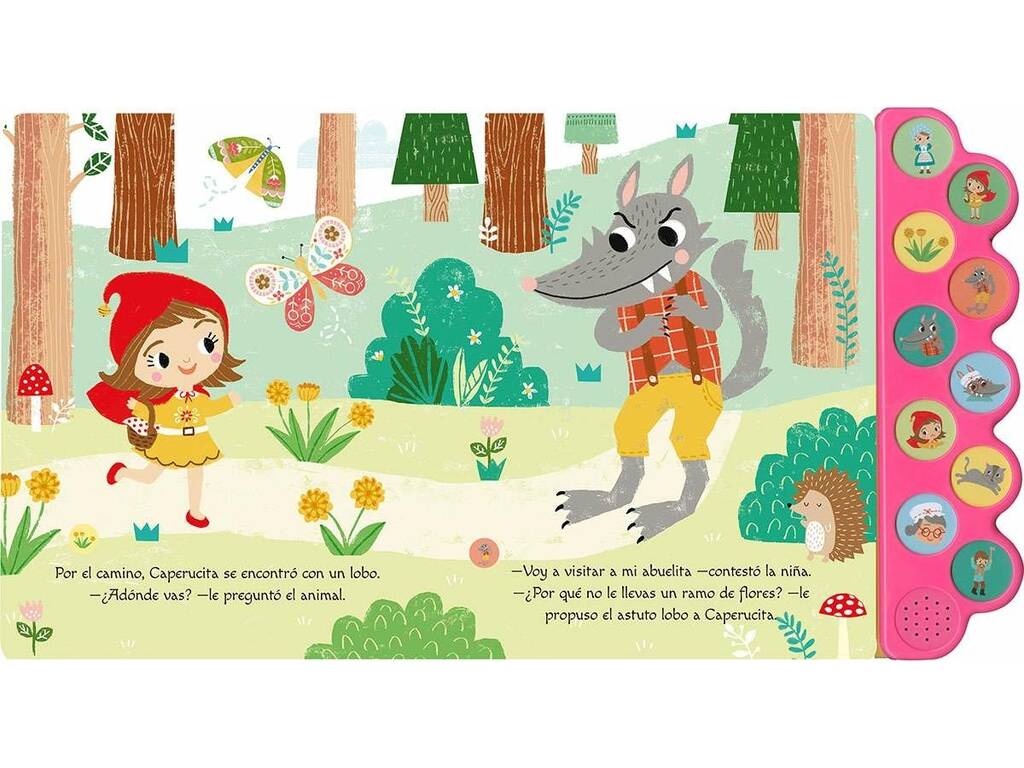 Livre Écoutez l'histoire du Petit Chaperon Rouge avec les sons