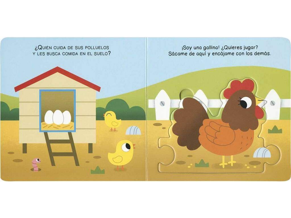 Mon premier livre de puzzles sur les animaux de la ferme
