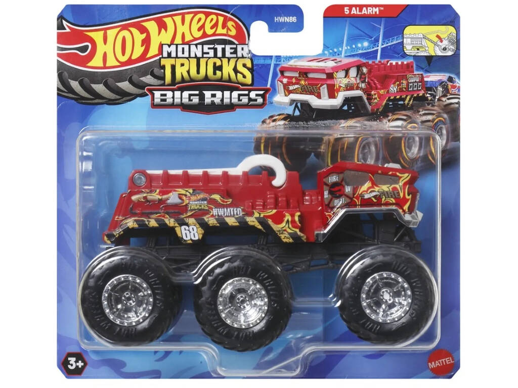 Véhicule Hot Wheels Monster Trucks Big Rigs