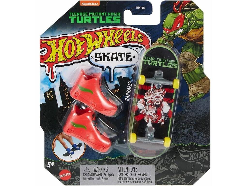 Hot Wheels Skate Tartarugas Ninja Mattel HMY18