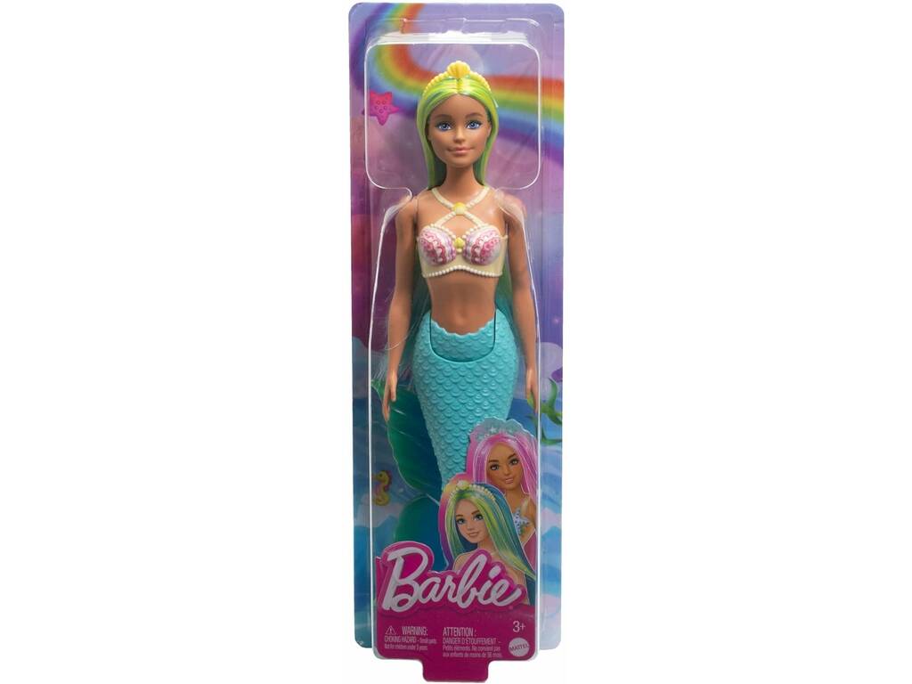 Barbie Meerjungfrau mit starrem Schwanz von Mattel HRR02