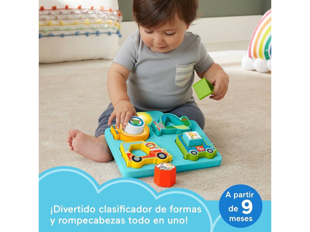 Fisher Price Puzzle de Veículos com Sons Mattel HRP31