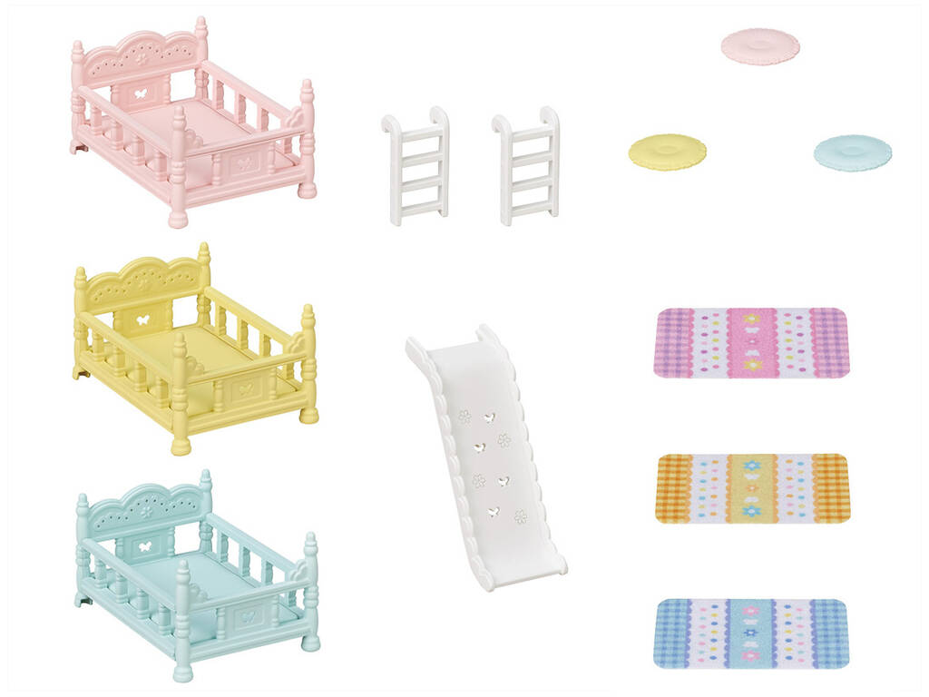 Sylvanian Families Triple Bunk Bed Epoch To Imagine 5741