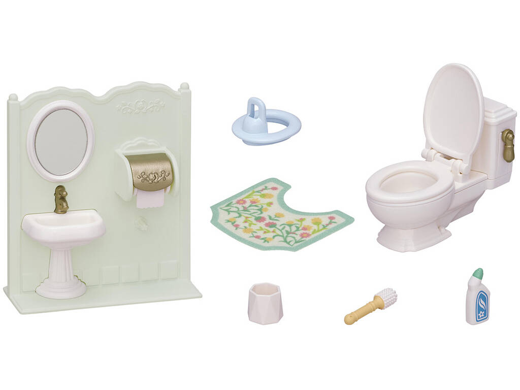 Sylvanian Families Epoch To Imagine Bathroom Set 5740