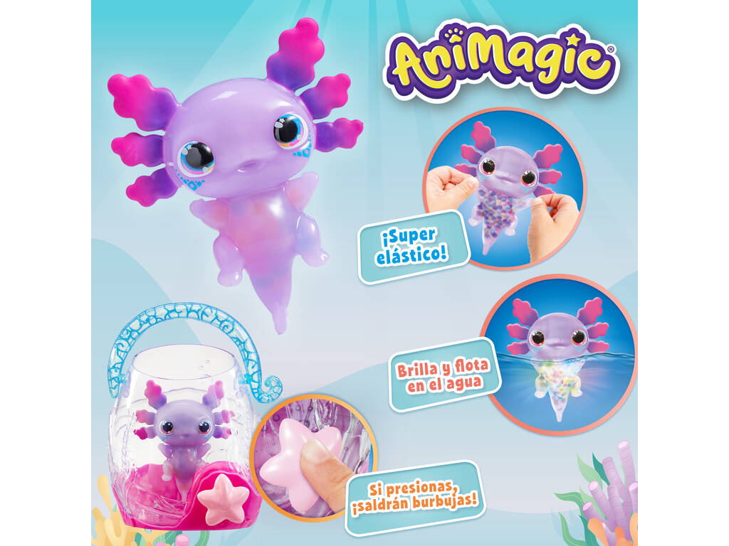 Animagic Axolote Acuario con Figura Goliath 930943