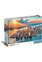 Puzzle 500 New York Compact von Clementoni 35543