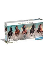 Puzzle 1000 Panorama Chevaux de Clementoni 39875