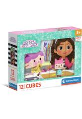 Puzzle Cubes 12 Gabby's Doll's House Clementoni 41193