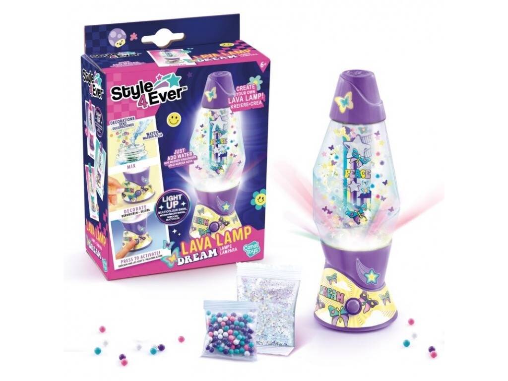 Style 4 Ever Mini lampe à lave avec lumière Canal Toys OFG234