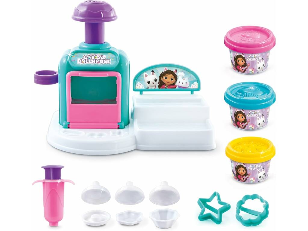 Maison de poupées de Gabby La cuisine en pâte à modeler par Muffin Canal Toys GAB022