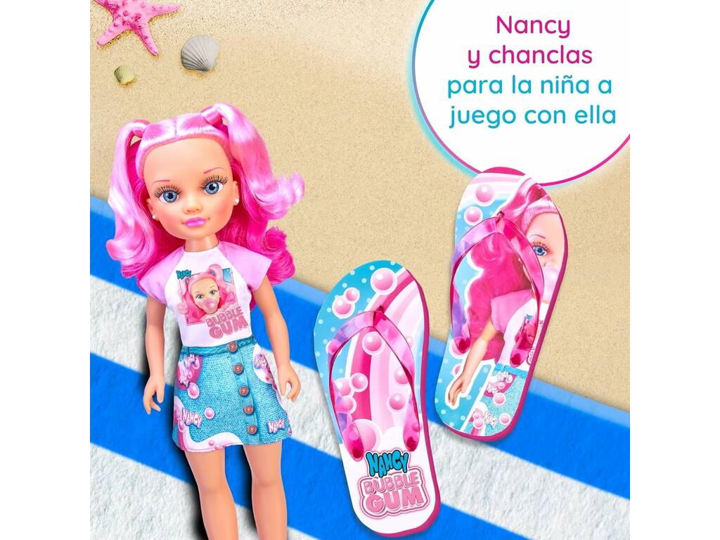 Nancy Bubble Gum avec chaussons Famosa NAC71000