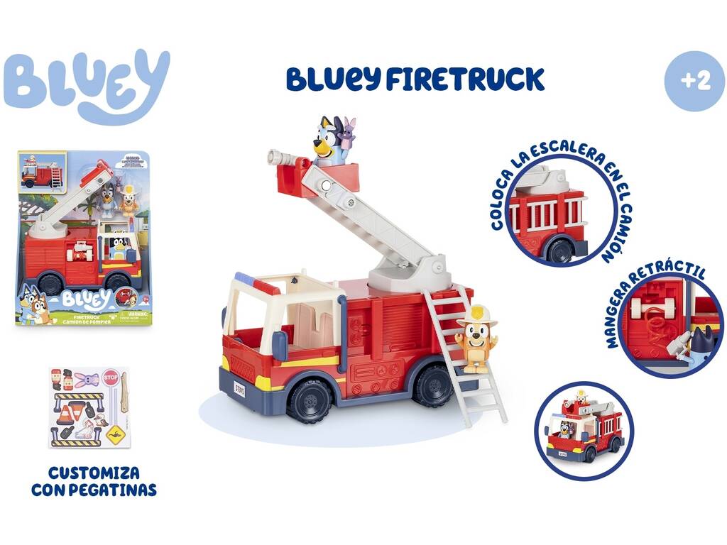 Bluey Camion dei pompieri Famosa BLY68000