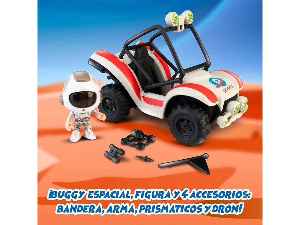 Pinypon Action Space Academy con Mini Buggy Spaziale Famosa PNC54000