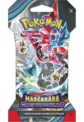 Pokémon TCG Escarlata y Púrpura Mascarada Crepuscular Sobre en Blister Bandai PC50510