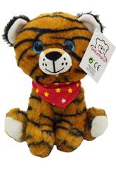 Peluche 20 cm Tigre com Leno