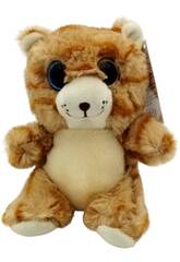 Peluche 14 cm Gato Beige