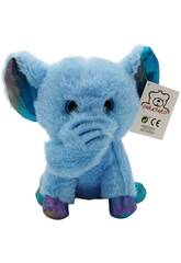 Peluche 22 cm Olhos Brilhantes Elefante