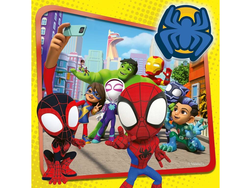 Puzzle Spidey 3x49 Peças Ravensburger 5730