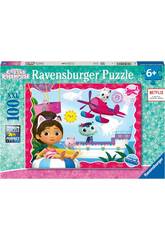 Puzzle XXL Gabby's Dollhouse 100 Piezas de Ravensburger 12001053 1