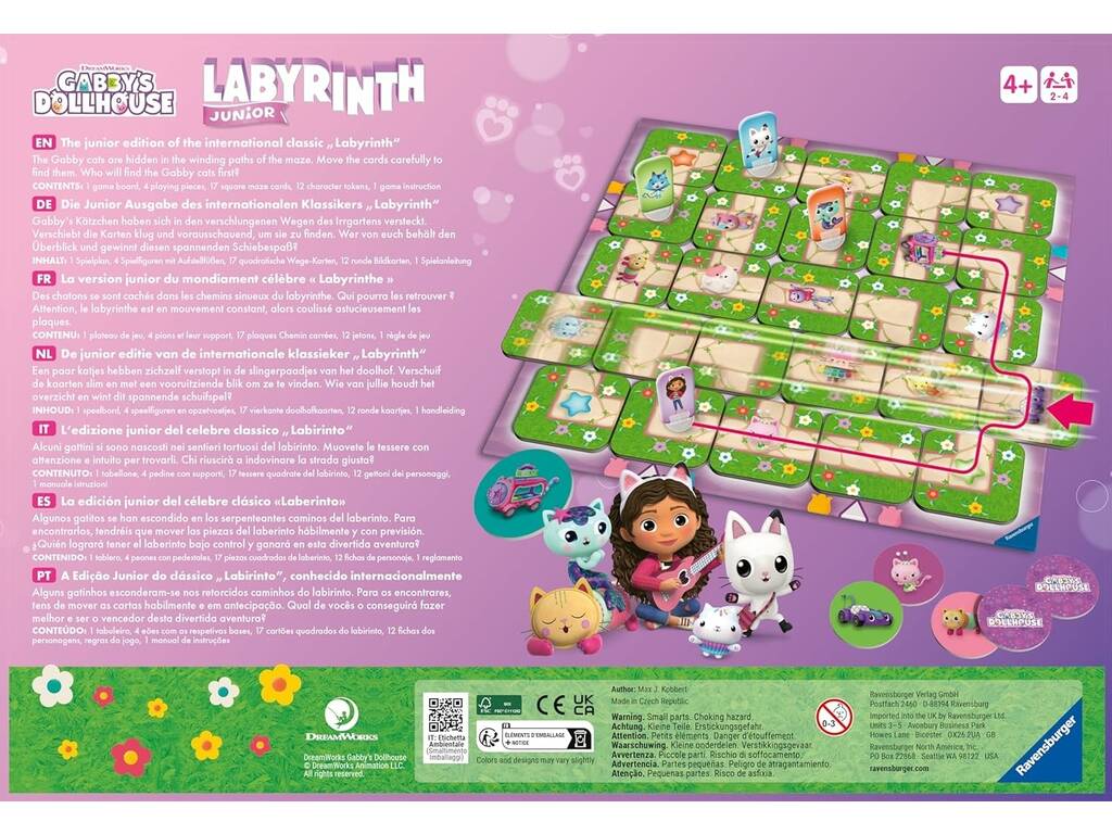 Labyrinth Junior A Casa das Bonecas de Gabby Ravensburger 22648