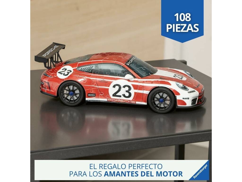 Puzzle 3D Porsche 911 GT3 Cup Salzburg Ravensburger 11558