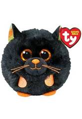 Peluche 7 cm. Chat noir mystique TY 42544