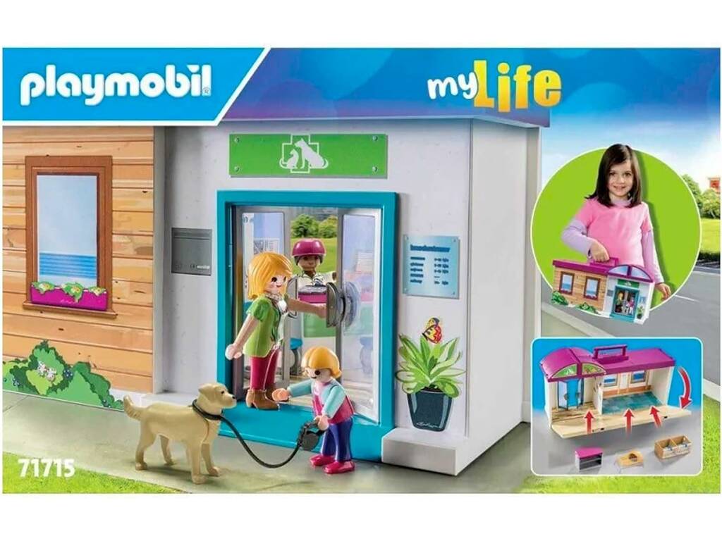 Playmobil My Life Clínica Veterinaria Maletín 71715