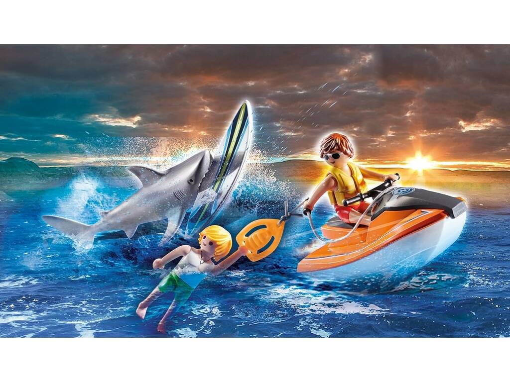 Playmobil Shark Attack Rescue 70489