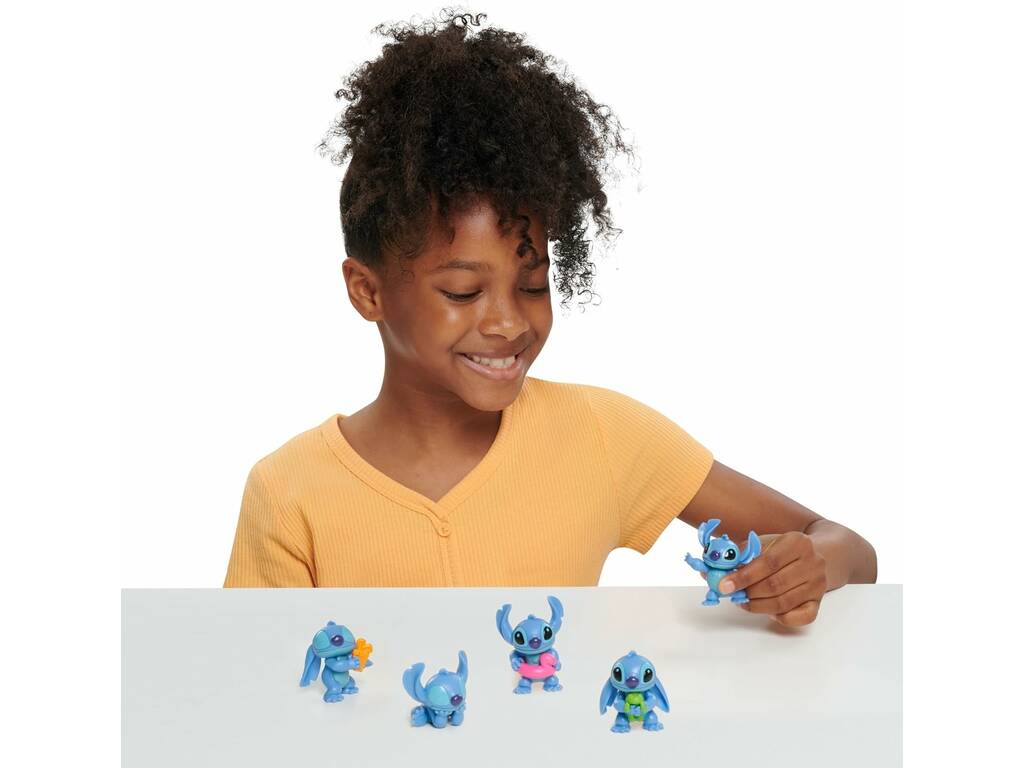 Stitch Blister avec 5 figurines de 5 cm Just Play 46267