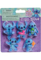 Stitch Blister con 5 Figuras de 5 cm. Just Play 46267