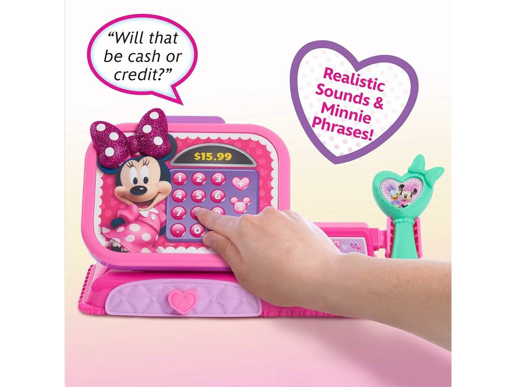 Minnie Mouse Disney Junior Scatola Resgistratore Just Play 89929