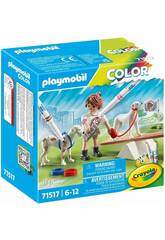 Playmobil Colour Crayola Dressage de chien