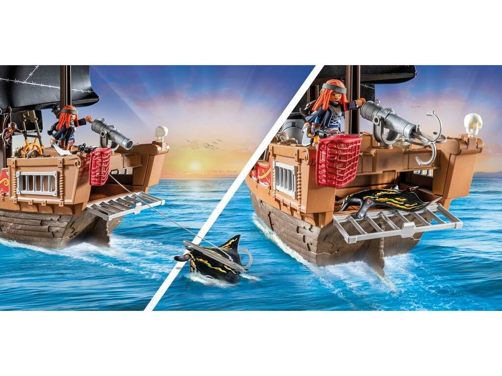 Playmobil Pirates Grand bateau pirate