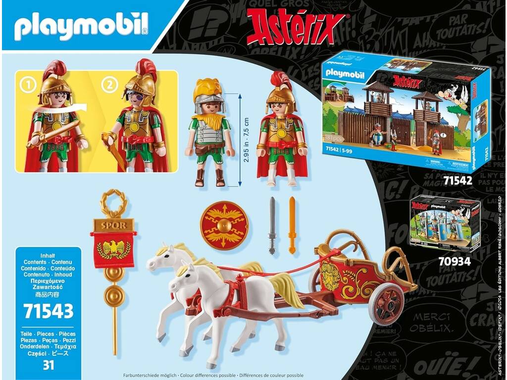 Playmobil Astérix Chariot romain