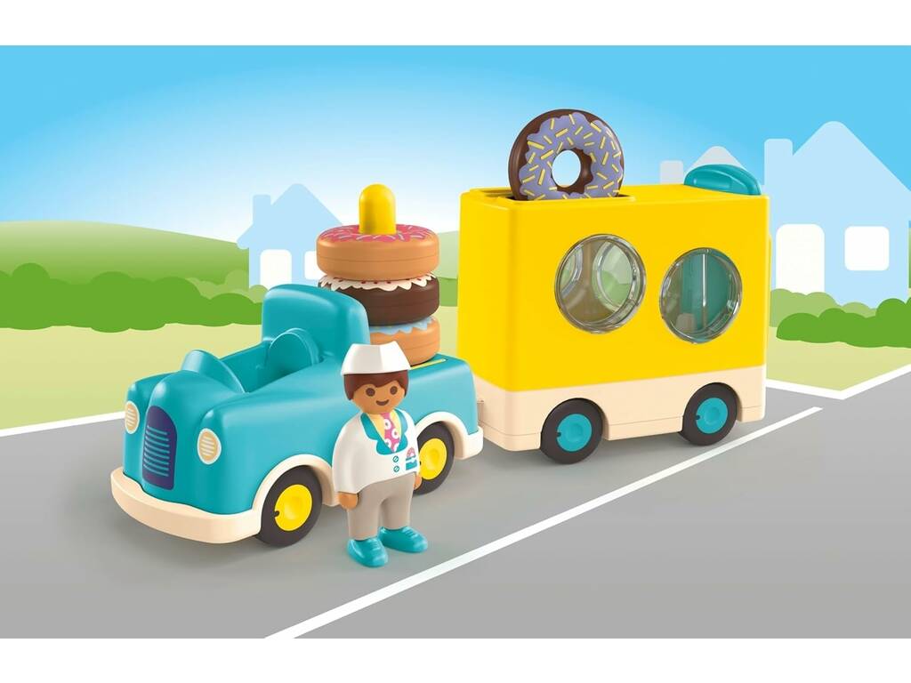 Playmobil Junior camioncino delle ciambelle 71702