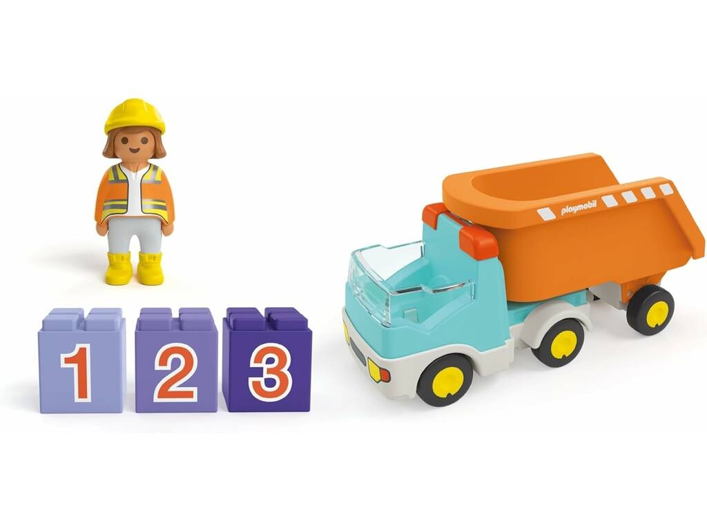 Playmobil Junior Camion à benne basculante 71685