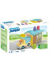 Playmobil Junior Camin con Garaje 71686