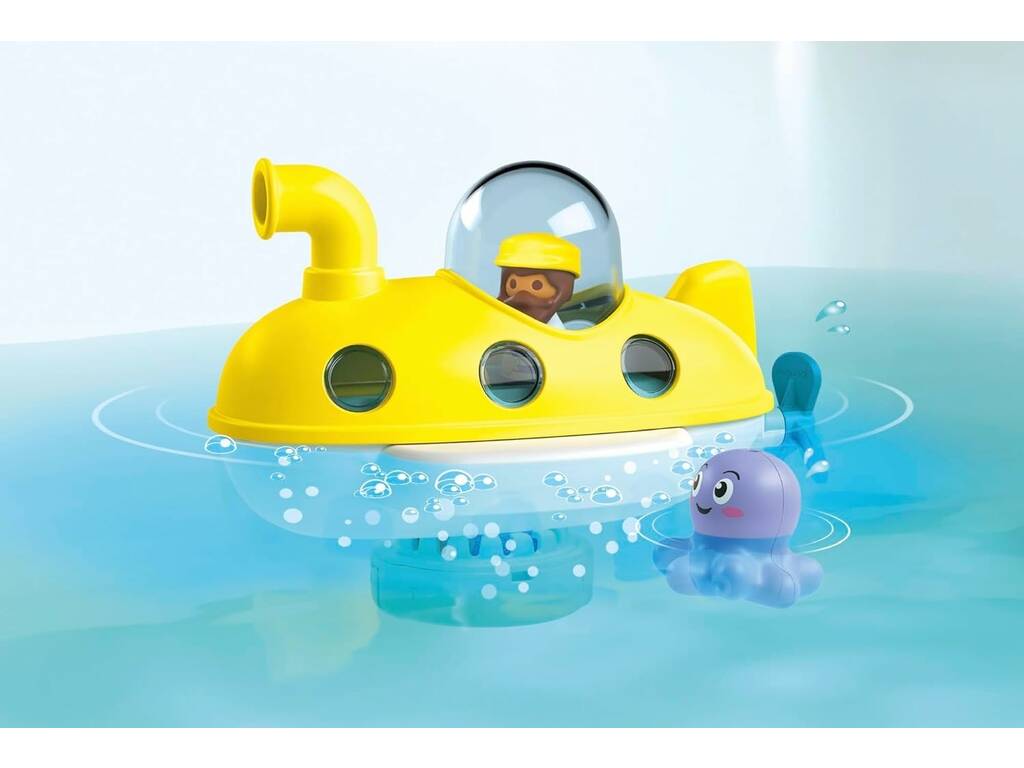 Playmobil Junior Aqua Y Tinti Submarino de Colores 71440