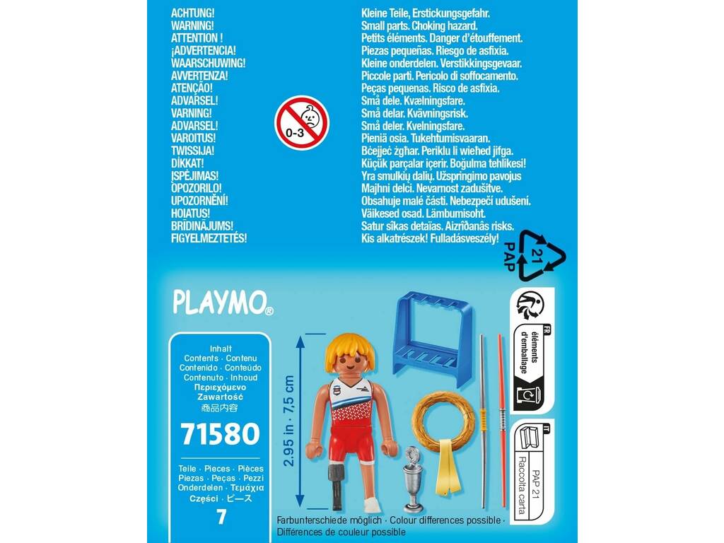 Playmobil Special Plus Figura Lanciatore di giavellotto 71580